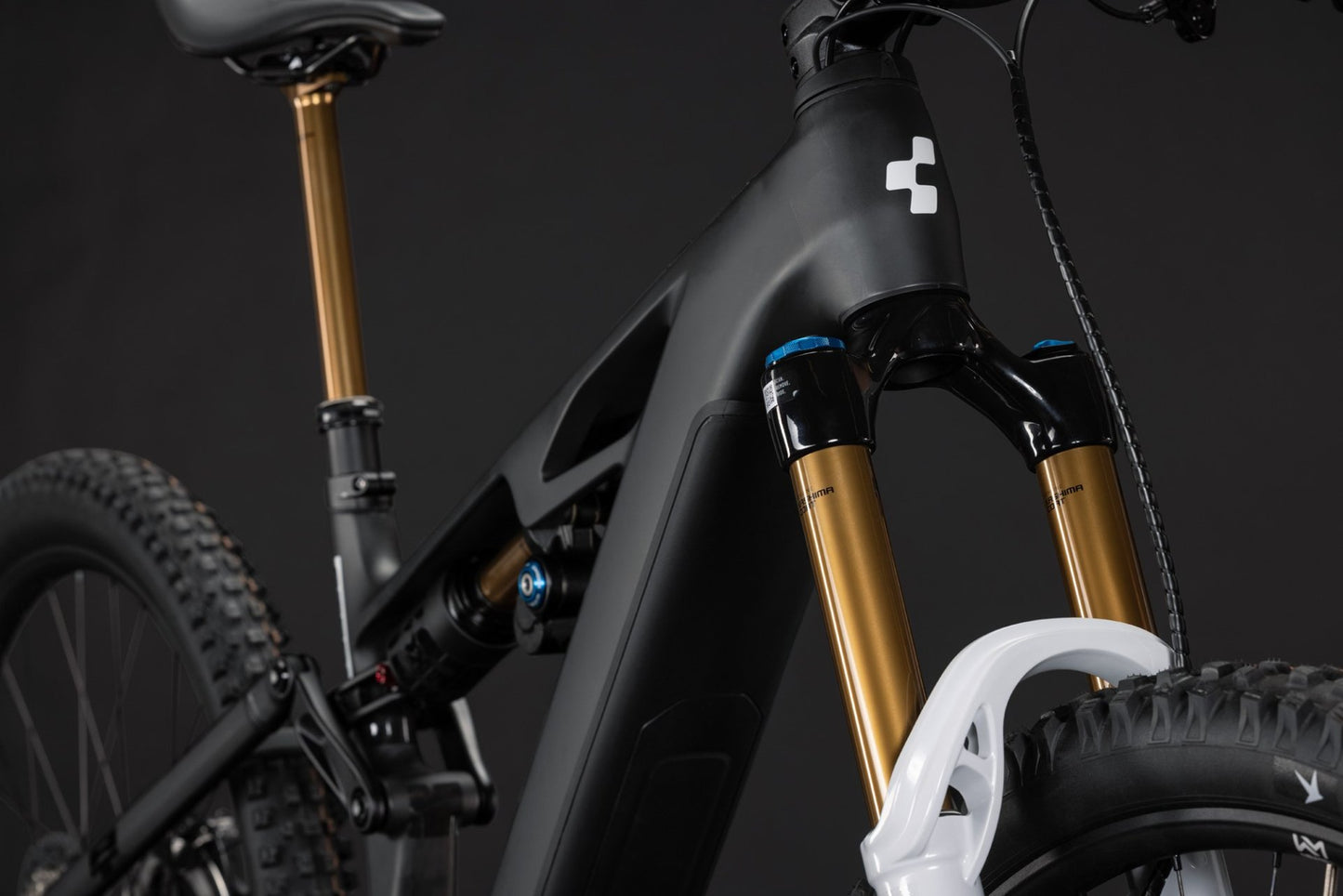 CUBE STEREO HYBRID ONE77 HPC AT 800 eMTB BIKE 2027 CARBON 'N' WHITE