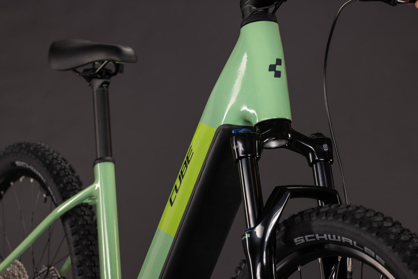 CUBE REACTION HYBRID ONE 720 HARDTAIL eMTB BIKE 2027 CACTUS 'N' BLACK (EASY ENTRY)