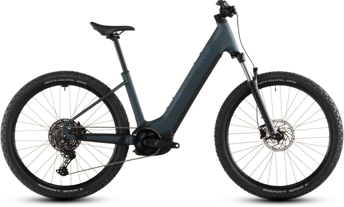 CUBE REACTION HYBRID ONE 800 EASY ENTRY eMTB BIKE 2026 ROYALGREEN' N 'PRISM
