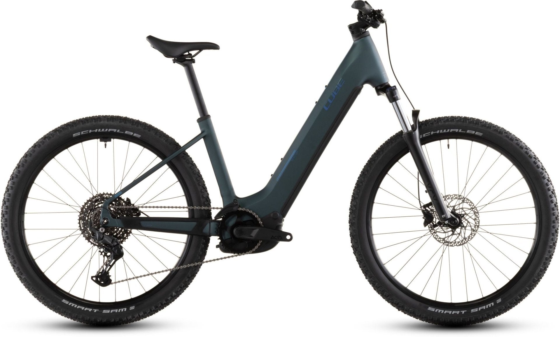 CUBE REACTION HYBRID ONE 800 EASY ENTRY eMTB BIKE 2026 ROYALGREEN' N 'PRISM