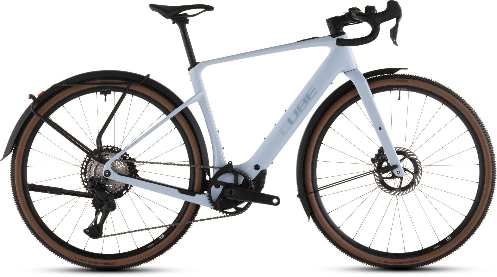 CUBE NUROAD HYBRID C:62 SLX 400X FE eGRAVEL BIKE 2026 ICEBLUE' N 'PRISM