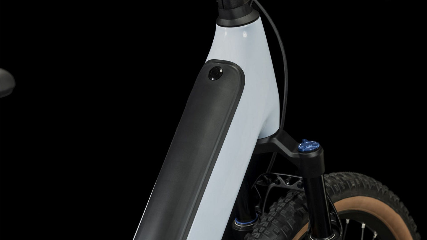 CUBE REACTION HYBRID PRO 750 EASY ENTRY eMTB BIKE 2023 FLASHWHITE ´N´ BLACK