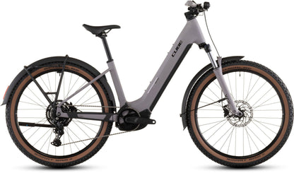 CUBE REACTION HYBRID PERFORMANCE 600 FE EASY ENTRY eMTB BIKE 2026 PLUMGREYE' N 'BLACK