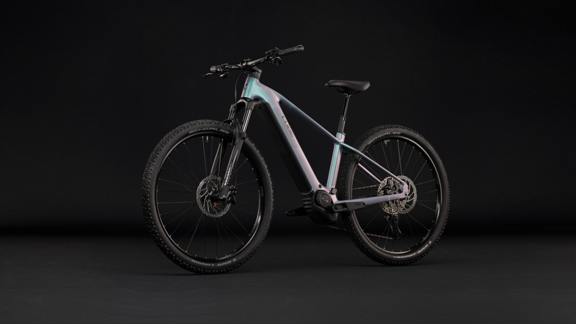 CUBE REACTION HYBRID PRO 800 HARDTAIL eMTB BIKE 2027 POLARLIGHT 'N' BLACK