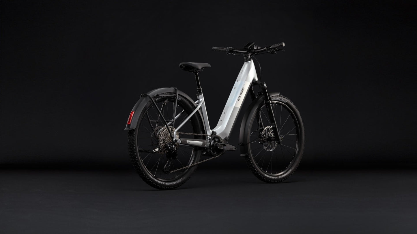CUBE REACTION HYBRID SLX 800 FE HARDTAIL eMTB BIKE 2027 PLATINUM 'N' REFLEX (EASY ENTRY)