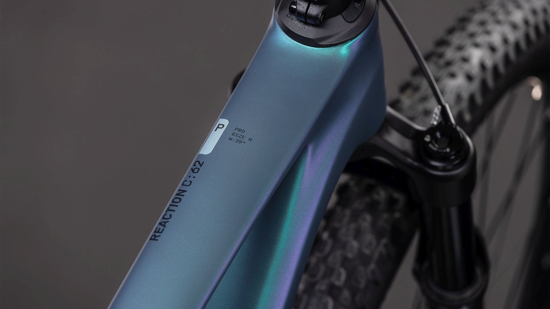 CUBE REACTION C:62 PRO HARDTAIL MTB BIKE 2026 POLARLIGHT' N 'BLACK