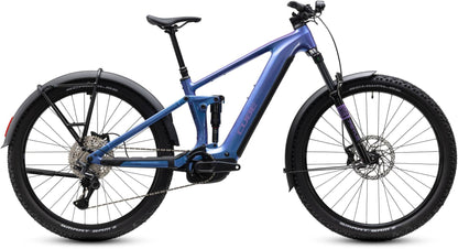 CUBE STEREO HYBRID ONE44 PRO 800 FE eMTB BIKE 2027 BLUEIRIS 'N' PURPLE
