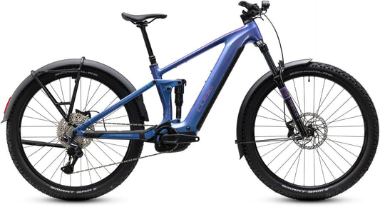 CUBE STEREO HYBRID ONE44 PRO 800 FE eMTB BIKE 2027 BLUEIRIS 'N' PURPLE