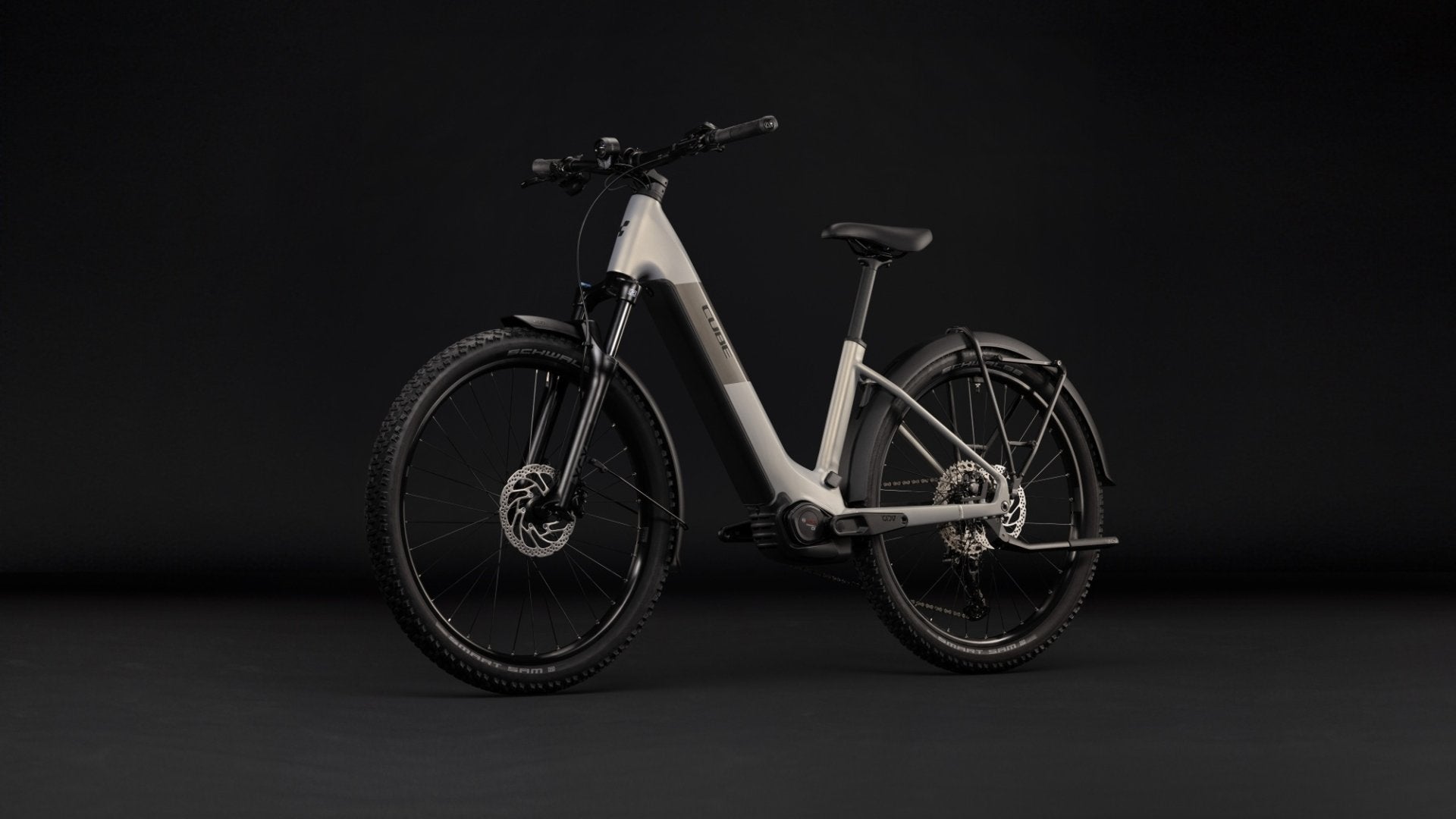CUBE REACTION HYBRID ONE 720 FE HARDTAIL eMTB BIKE 2027 PEARLSILVER 'N' CHROME (EASY ENTRY)