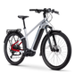 HAIBIKE TREKKING 7 HIGH HARDTAIL eMTB BIKE 2025 GLOSS SOFT GREY/RED/BLUE