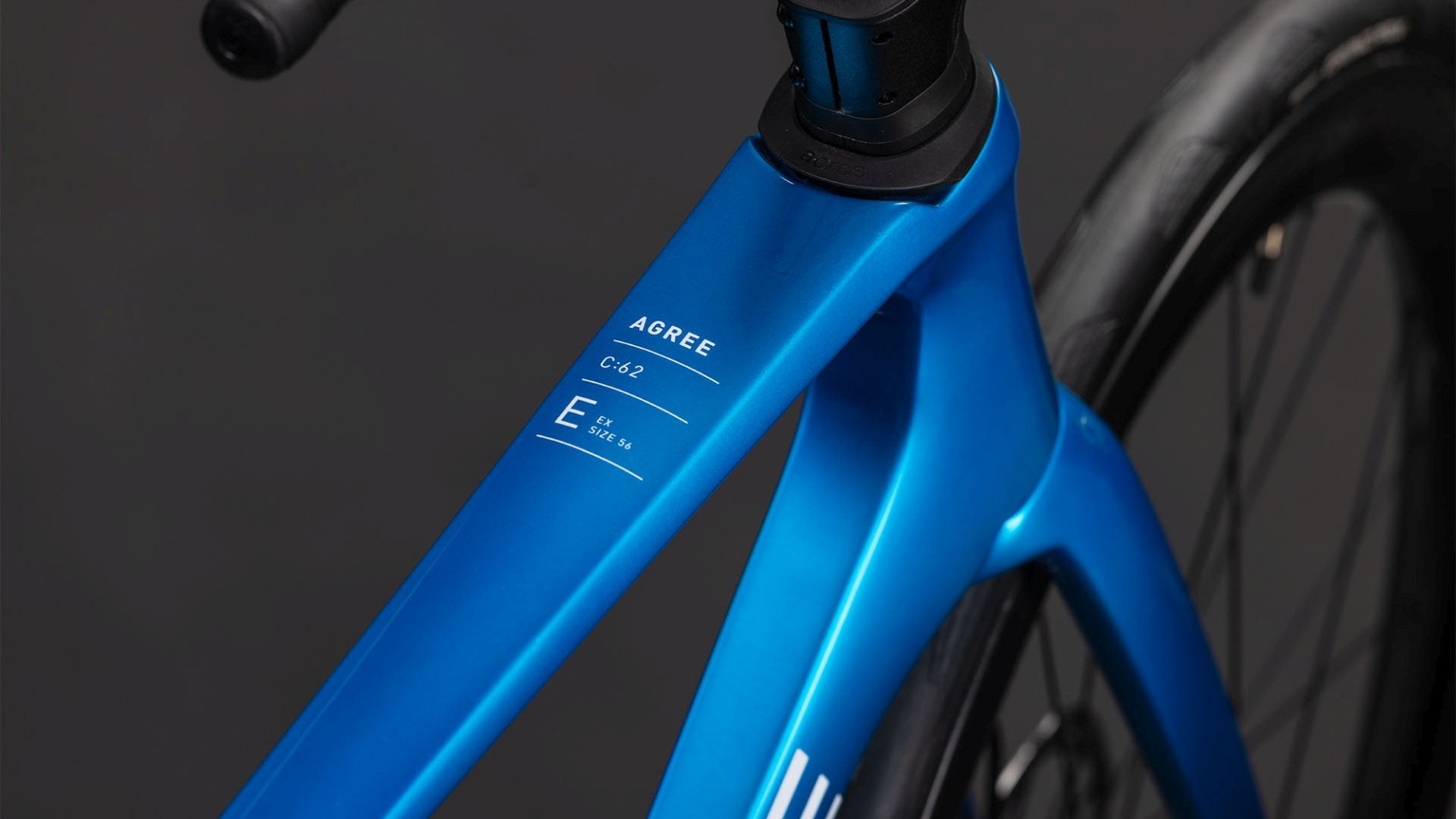 CUBE AGREE C:62 EX ROAD BIKE 2026 TOPASBLUE' N 'WHITE