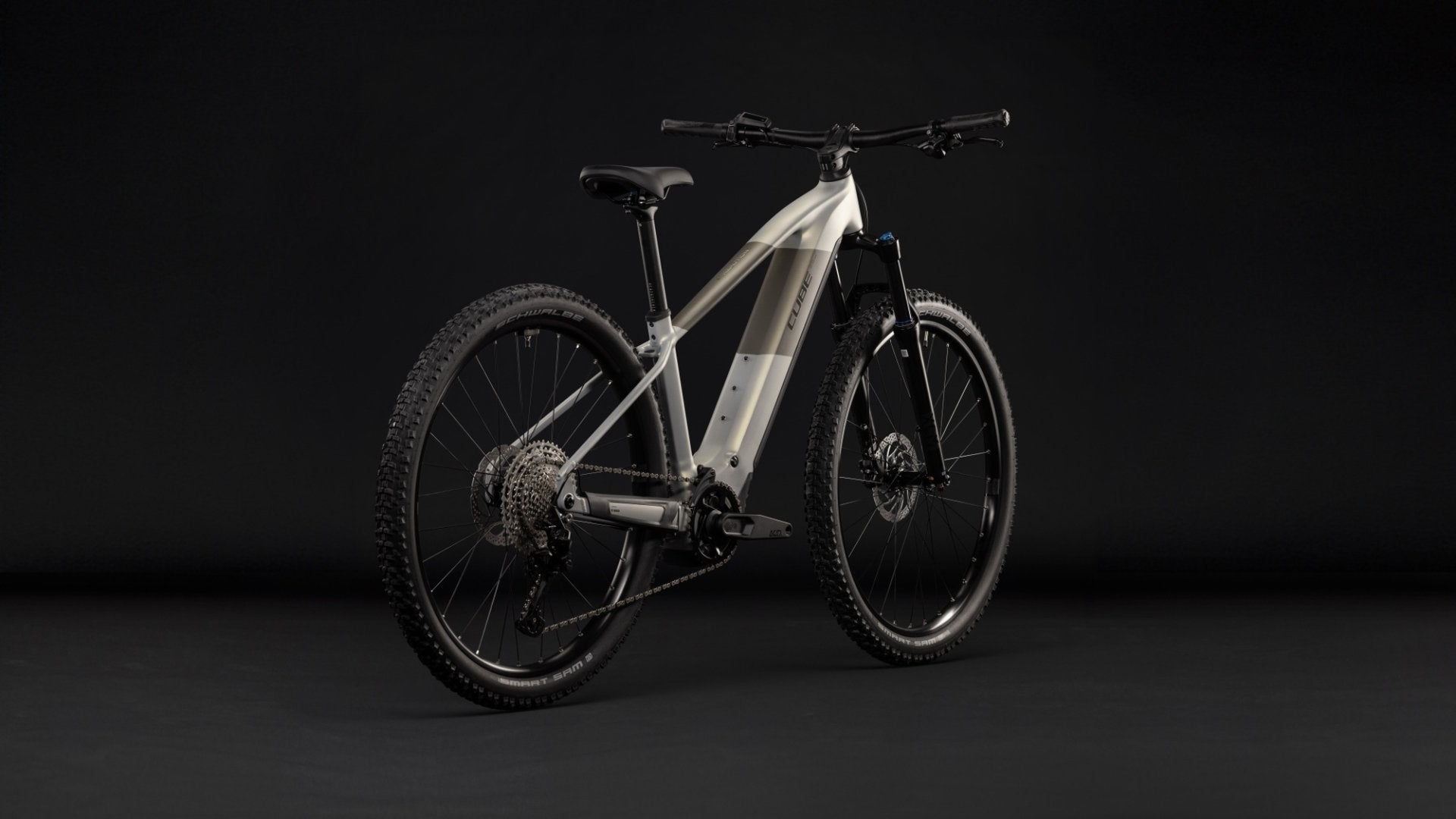 CUBE REACTION HYBRID ONE 720 HARDTAIL eMTB BIKE 2027 PEARLSILVER 'N' CHROME