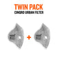 RESPRO CINQRO URBAN FILTER TWIN PACK