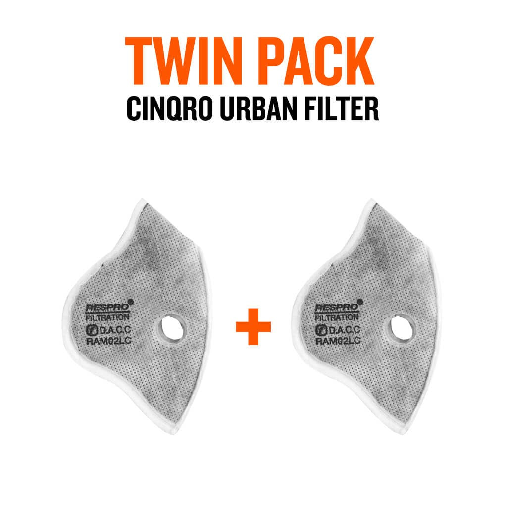 RESPRO CINQRO URBAN FILTER TWIN PACK