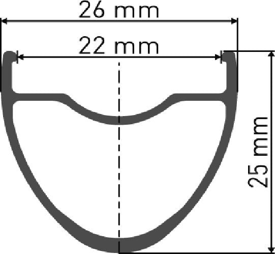 DT SWISS RR 481 28" DISC RIM
