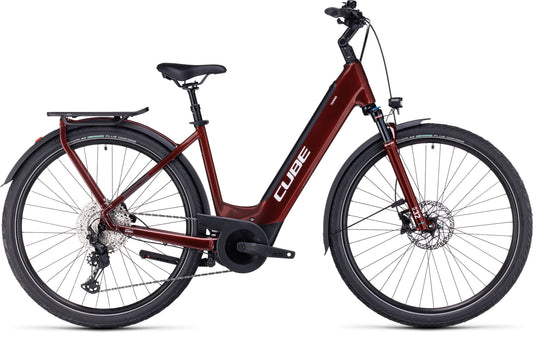 CUBE TOURING HYBRID EXC 625 EASY ENTRY EBIKE 2023 RED´N´WHITE