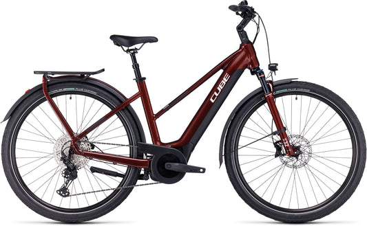 CUBE TOURING HYBRID EXC 625 LADY EBIKE 2023 - RED´N´WHITE