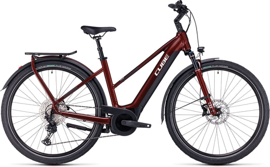 CUBE TOURING HYBRID EXC 625 LADY eBIKE 2023 RED´N´WHITE