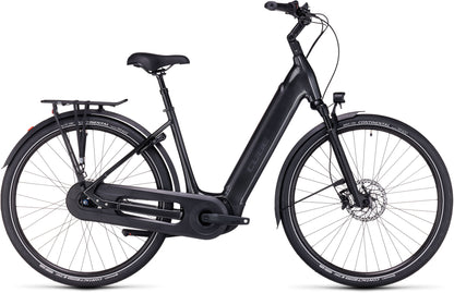 CUBE SUPREME HYBRID EX 625 EASY ENTRY E-BIKE 2023 GREY 'N' BLACK