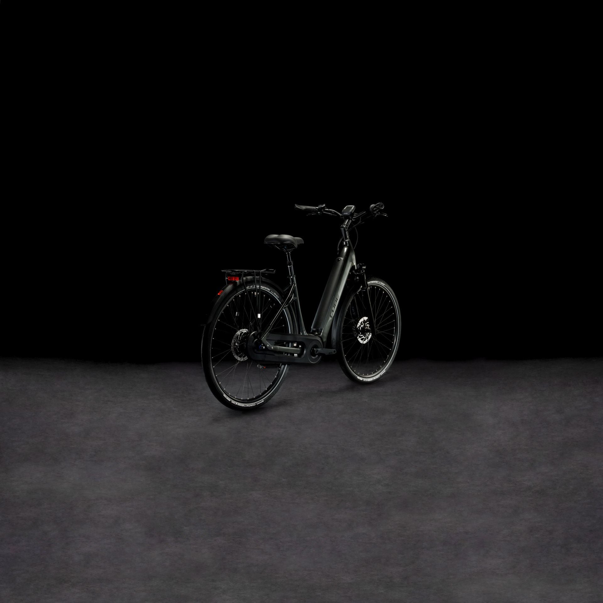 CUBE SUPREME HYBRID EX 625 EASY ENTRY E-BIKE 2023 GREY 'N' BLACK