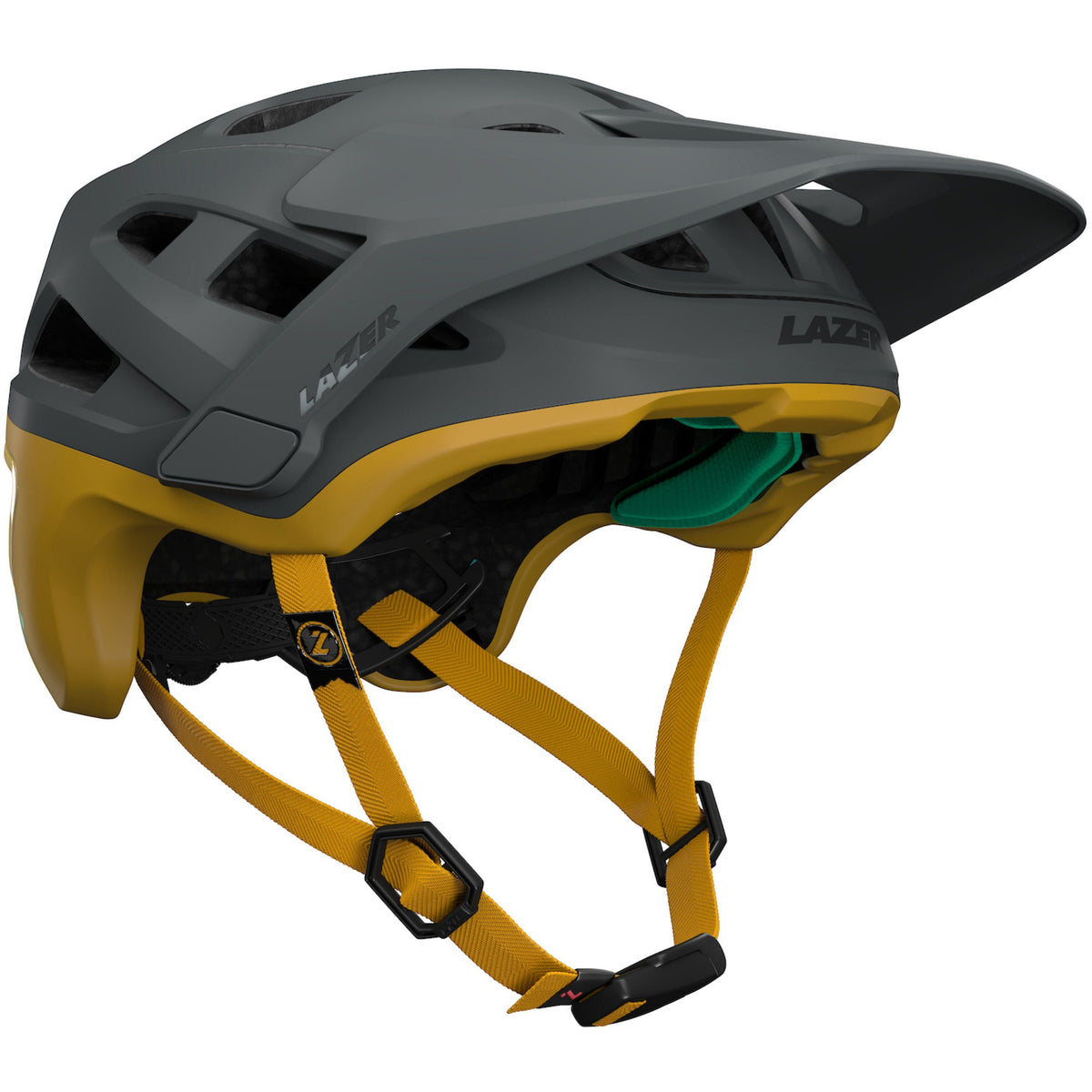 LAZER JACKAL KINETICORE MTB HELMET MATT GREY AUTUMN