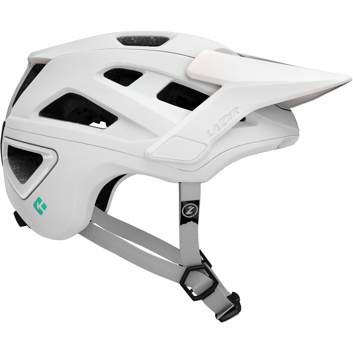 LAZER JACKAL KINETICORE MTB HELMET WHITE