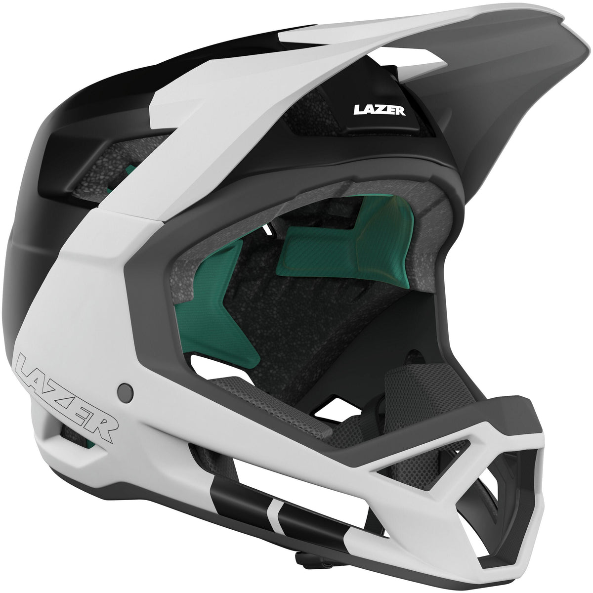 LAZER CAGE KINETICORE FULLFACE HELMET MATT WHITE BLACK