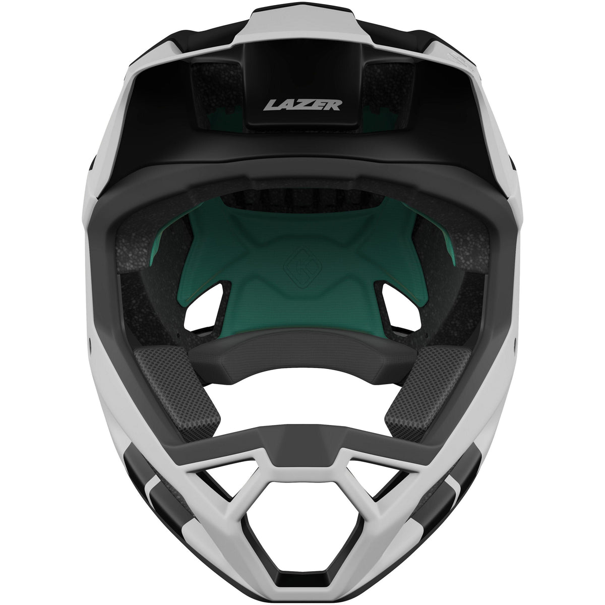 LAZER CAGE KINETICORE FULLFACE HELMET MATT WHITE BLACK