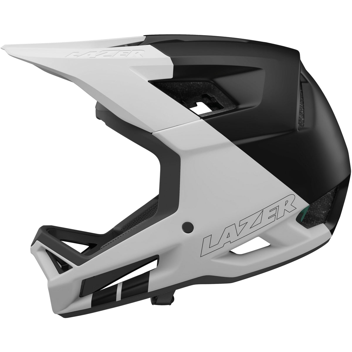 LAZER CAGE KINETICORE FULLFACE HELMET MATT WHITE BLACK