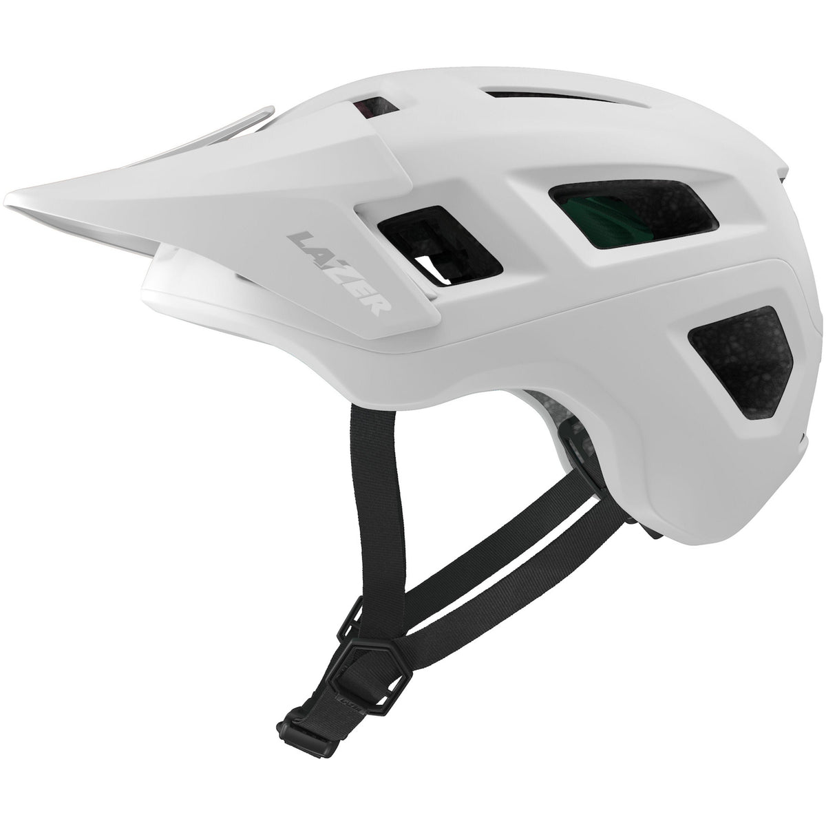 LAZER COYOTE KINETICORE MTB HELMET MATT FULL WHITE
