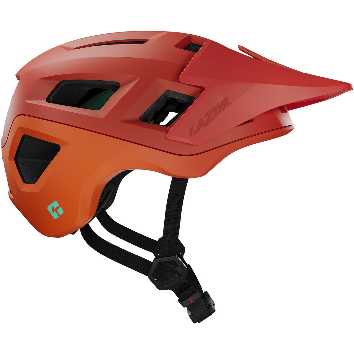 LAZER COYOTE KINETICORE MTB HELMET MATT RUST ORANGE