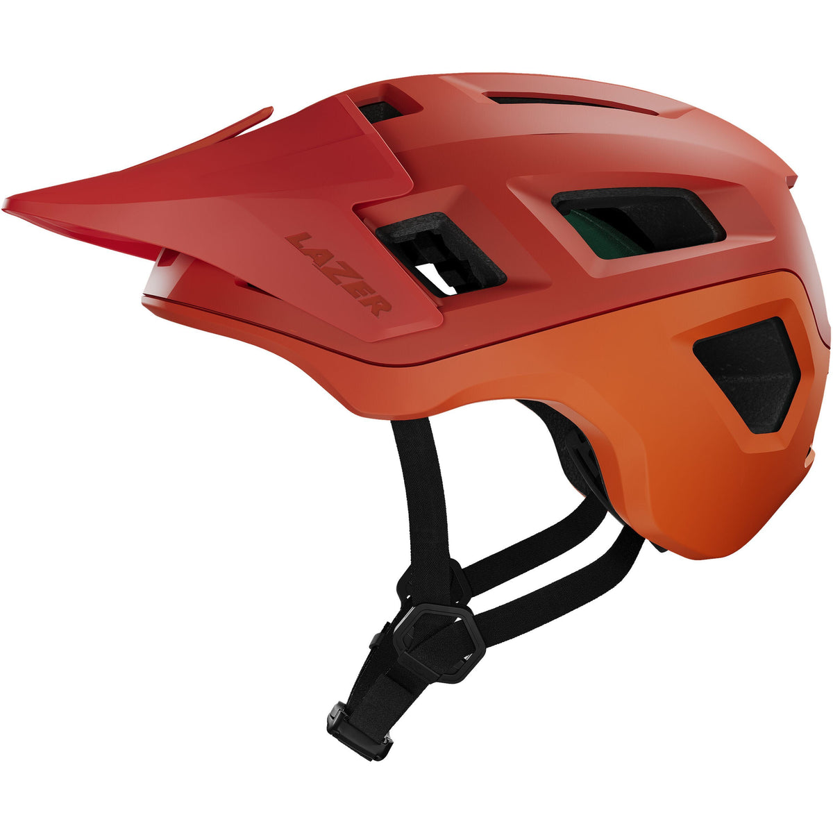 LAZER COYOTE KINETICORE MTB HELMET MATT RUST ORANGE
