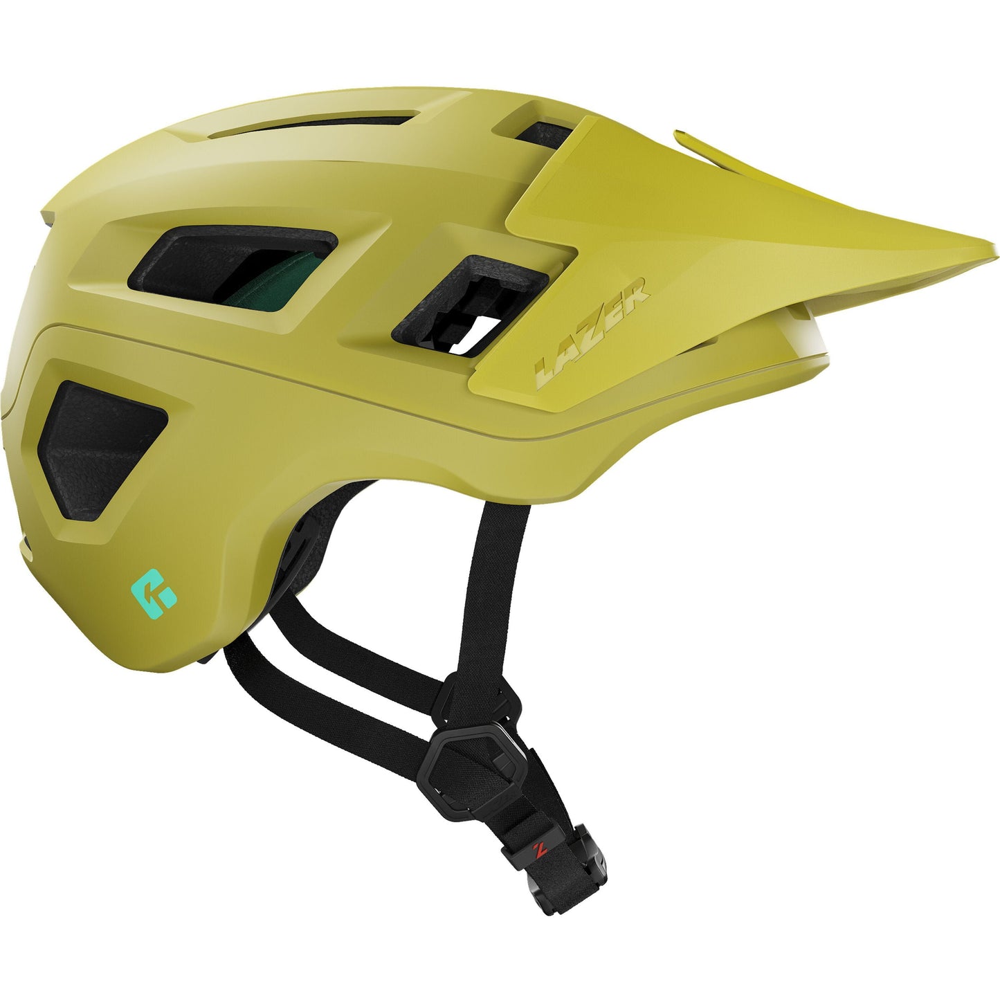LAZER COYOTE KINETICORE MTB HELMET MATT GREEN TEA