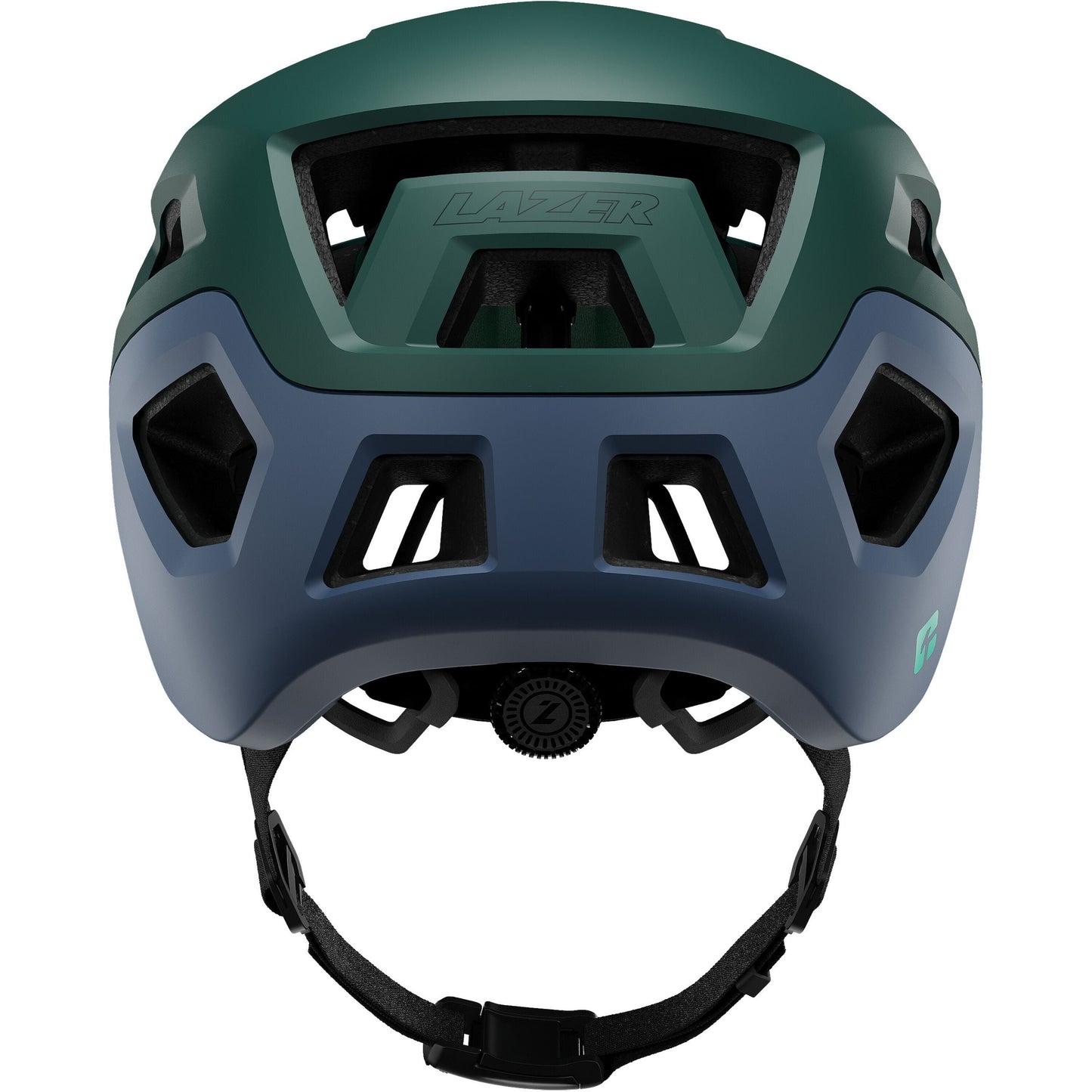 LAZER COYOTE KINETICORE MTB HELMET GREEN/BLUE