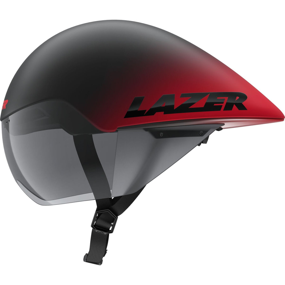 LAZER VOLANTE KINETICORE TIME TRIAL HELMET MATT BLACK RED