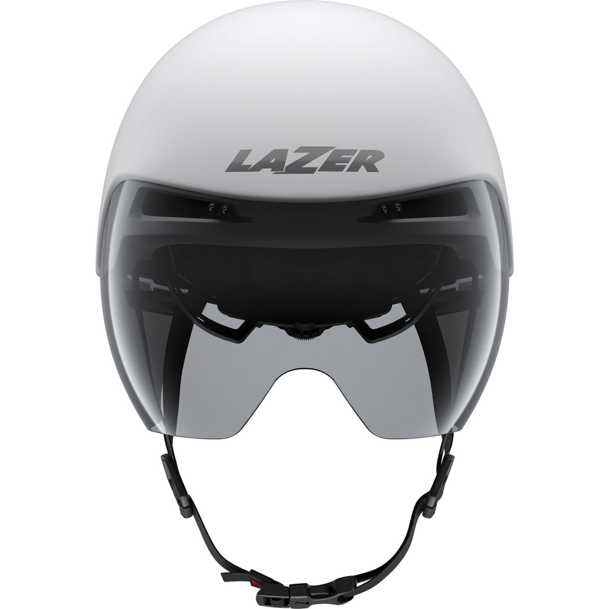 LAZER VOLANTE KINETICORE TIME TRIAL HELMET MATT WHITE SILVER