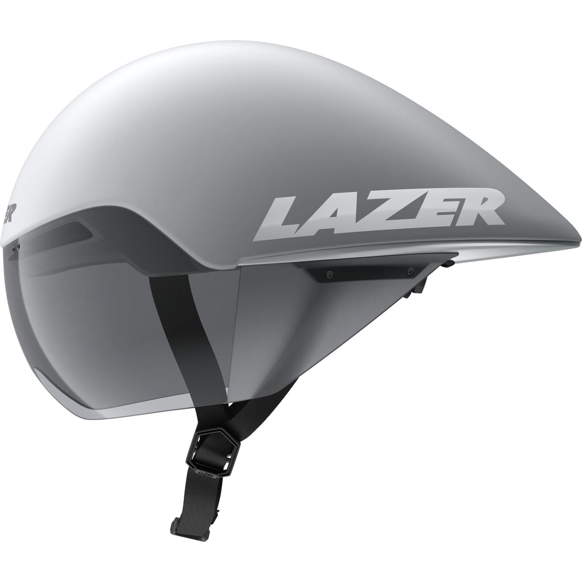 LAZER VOLANTE KINETICORE TIME TRIAL HELMET MATT WHITE SILVER