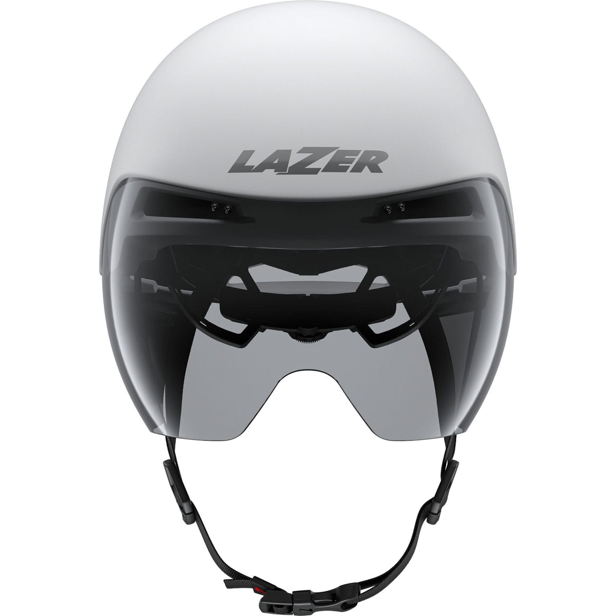 LAZER VICTOR KINETICORE TIME TRIAL HELMET MATT WHITE SILVER
