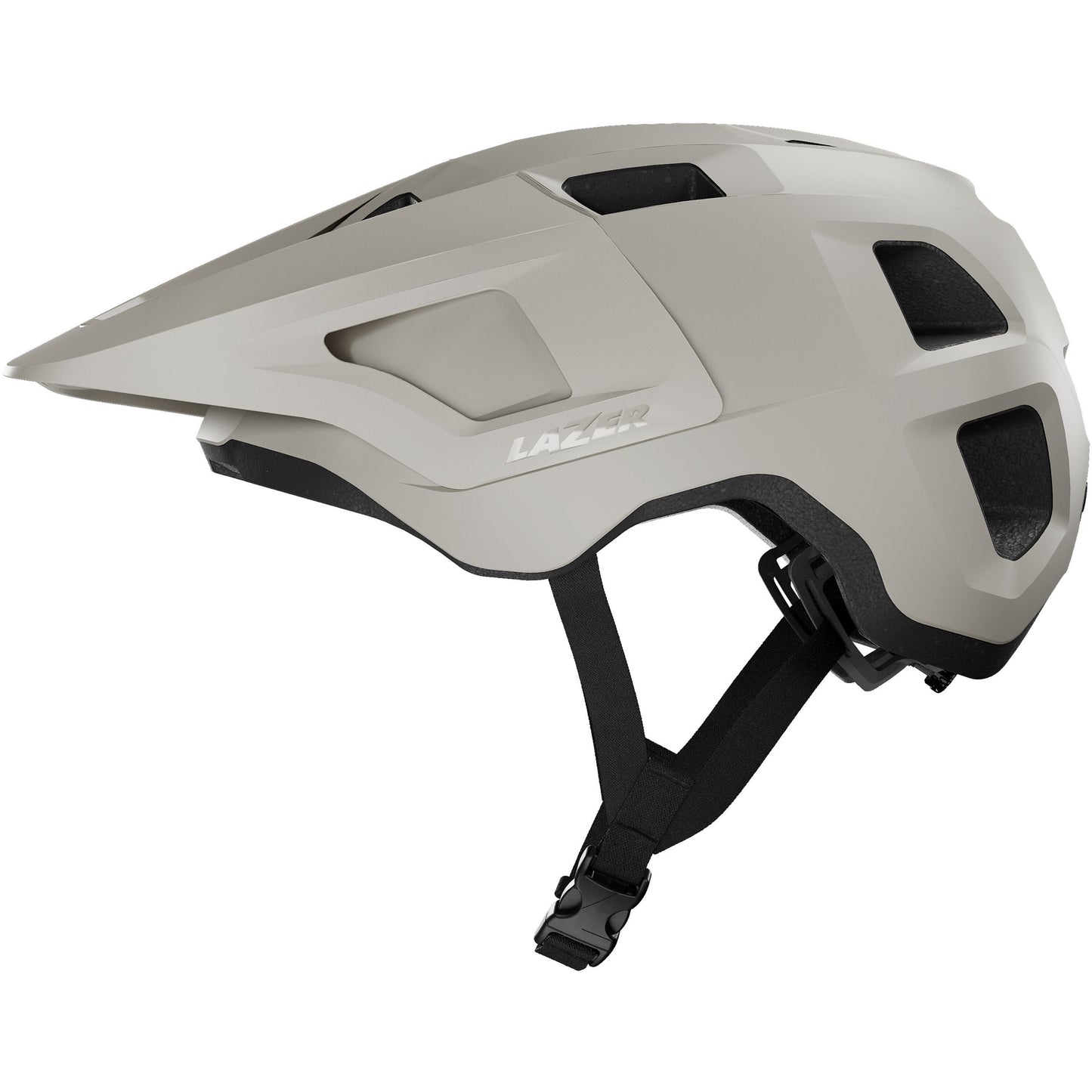 LAZER LUPO KINETICORE MTB HELMET MATT WHITE STONE
