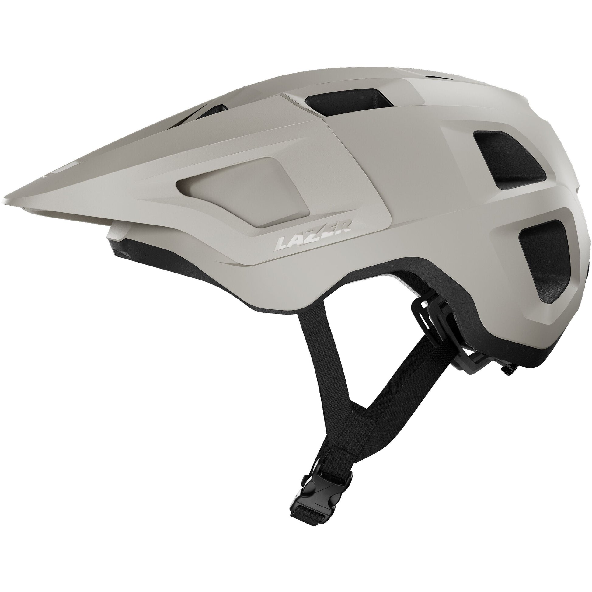 LAZER LUPO KINETICORE MTB HELMET MATT WHITE STONE