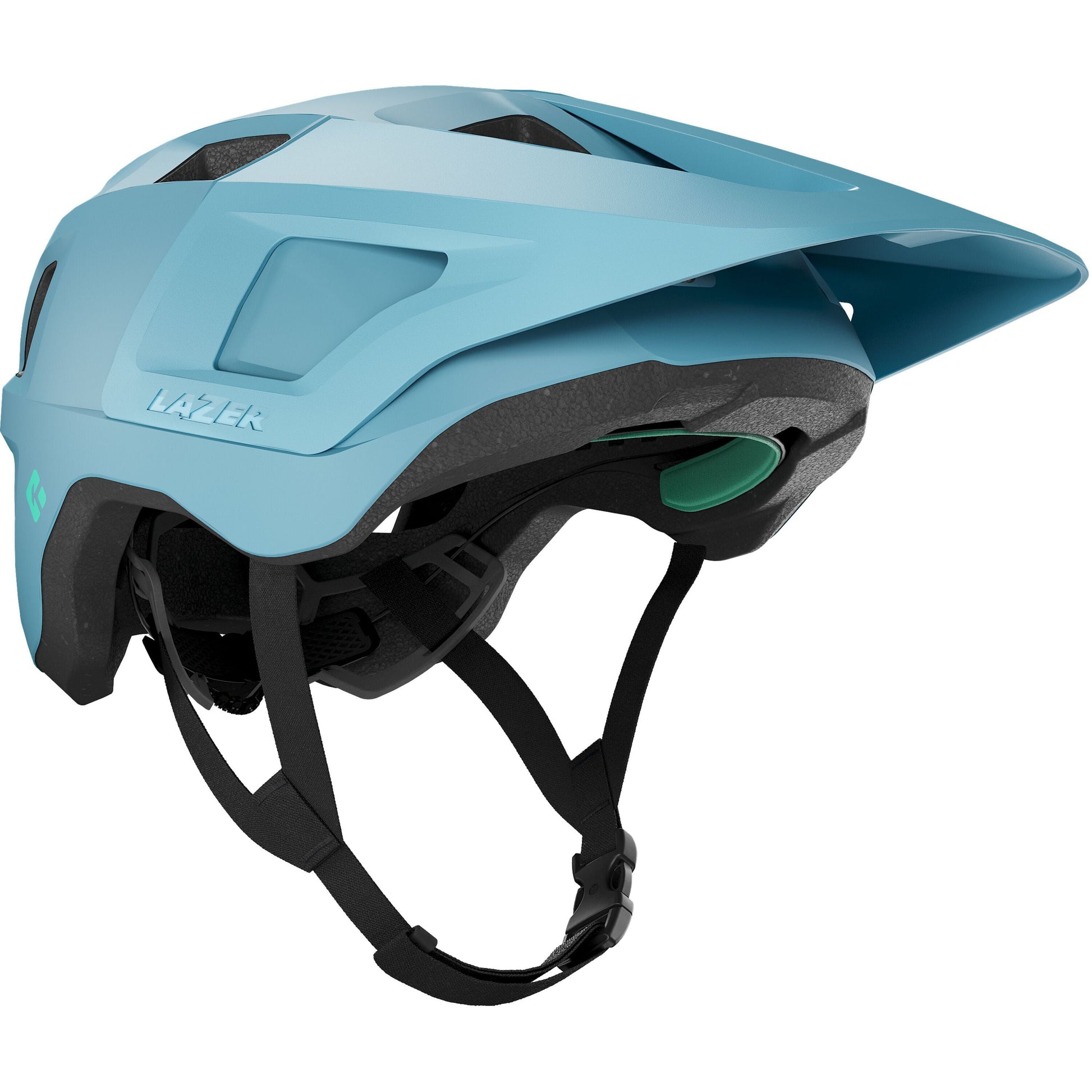 LAZER LUPO KINETICORE MTB HELMET MATT BLUE CELADON