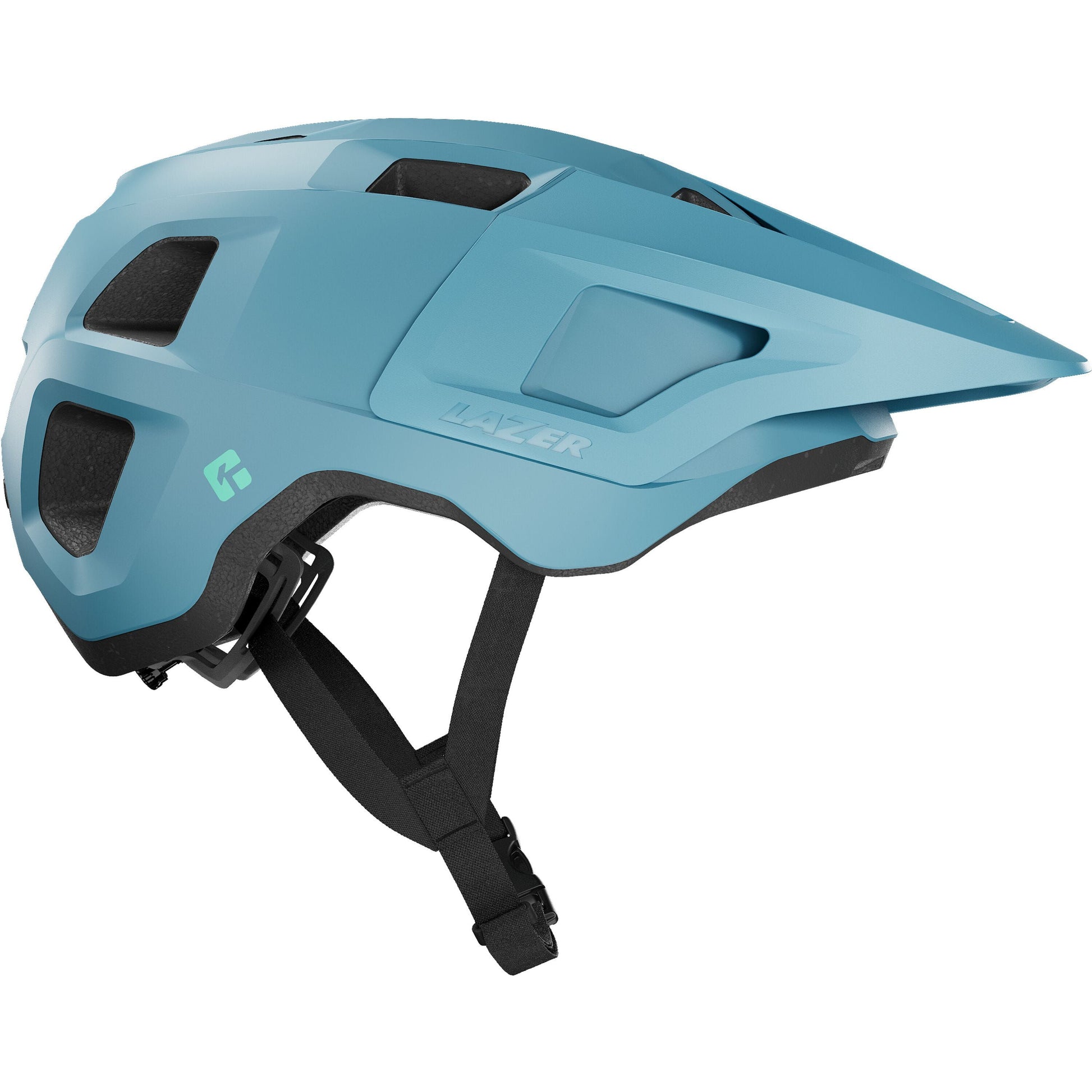 LAZER LUPO KINETICORE MTB HELMET MATT BLUE CELADON