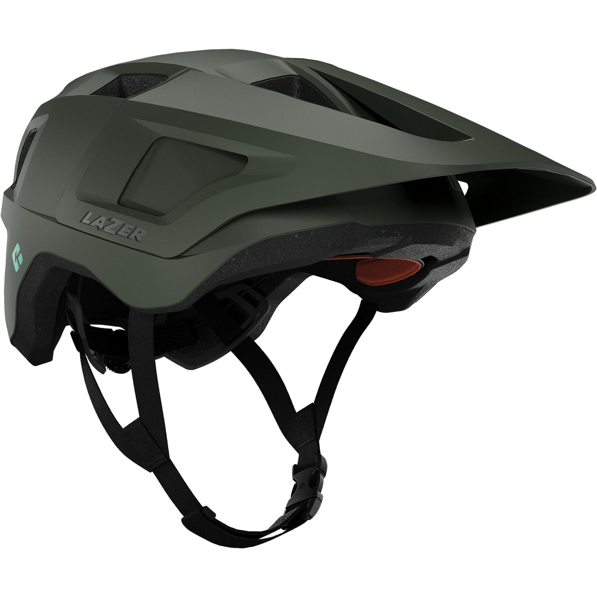 LAZER LUPO KINETICORE MTB HELMET MATT WILLOW GREEN