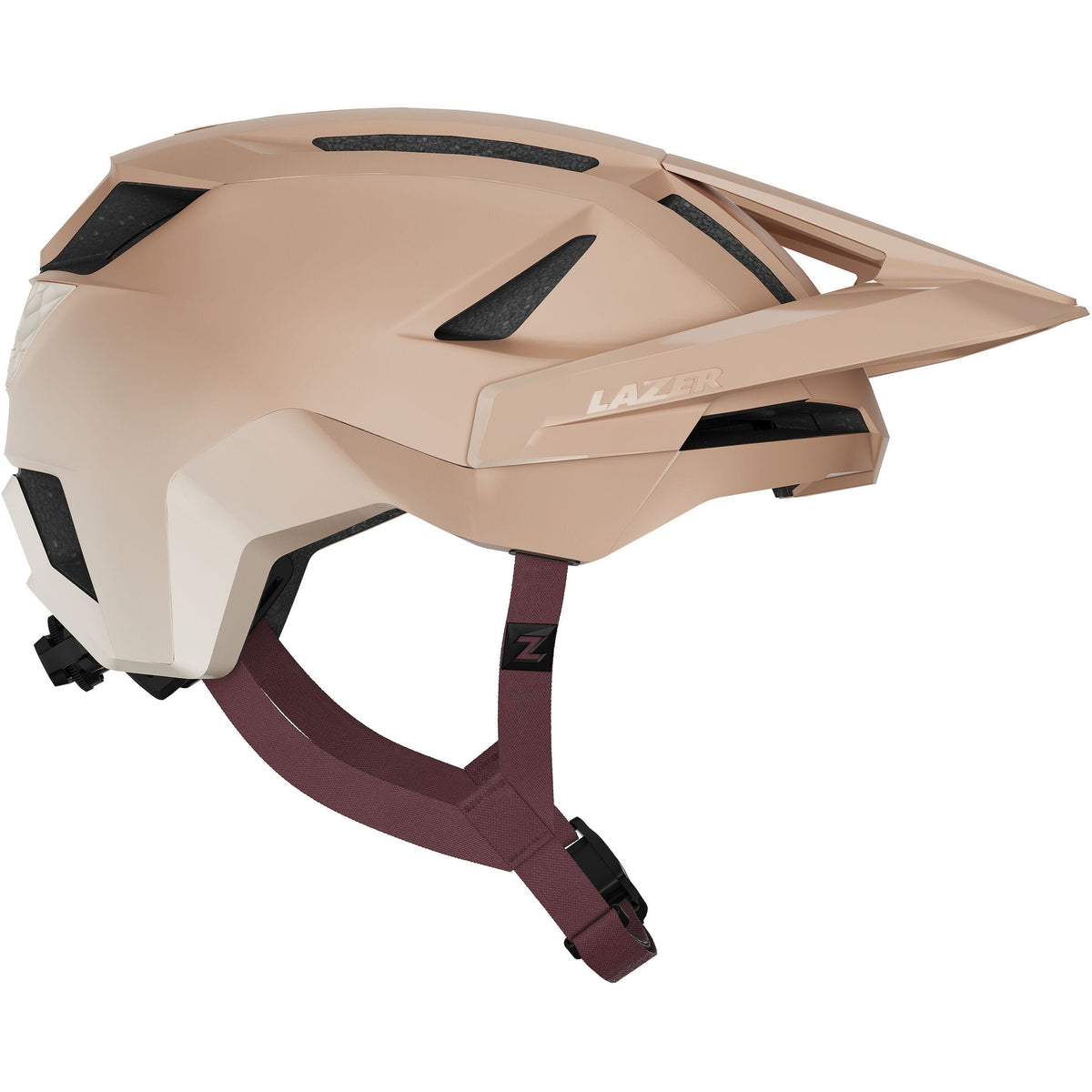 LAZER IMPALA KINETICORE MTB HELMET MATT DARK CORAL PEACH
