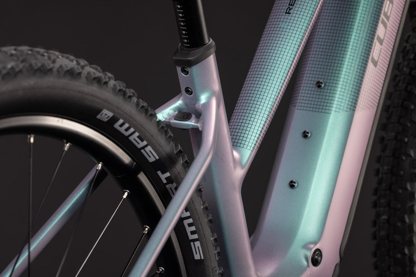 CUBE REACTION HYBRID PRO 800 HARDTAIL eMTB BIKE 2027 POLARLIGHT 'N' BLACK (TRAPEZE)