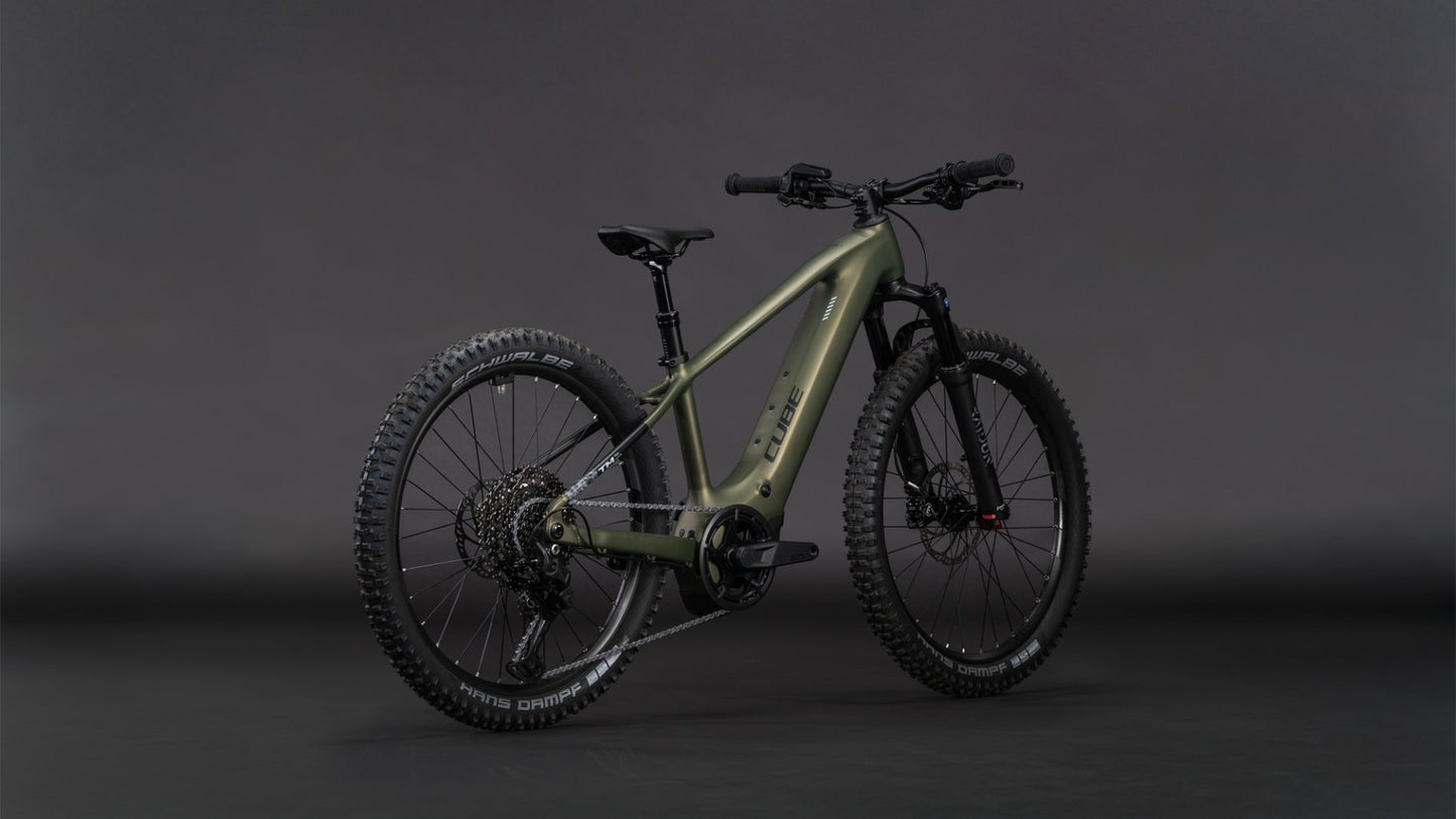 CUBE ACID 240 HYBRID ROOKIE SLX 400X KID'S eBIKE 2026 REEDGREEN' N 'MATRIX