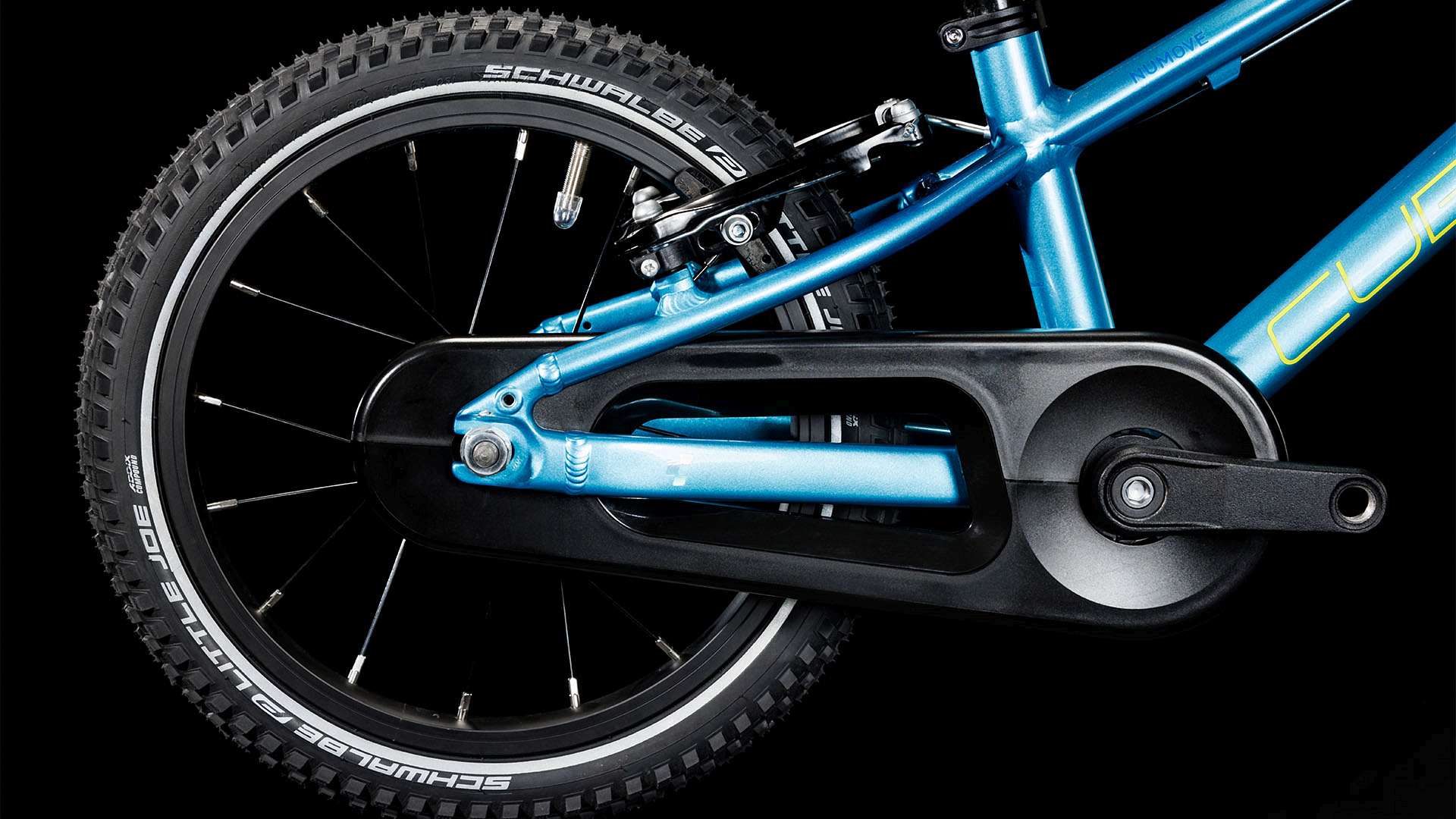 CUBE NUMOVE 140 KID'S MTB BIKE 2025 BLUE' N 'LIME