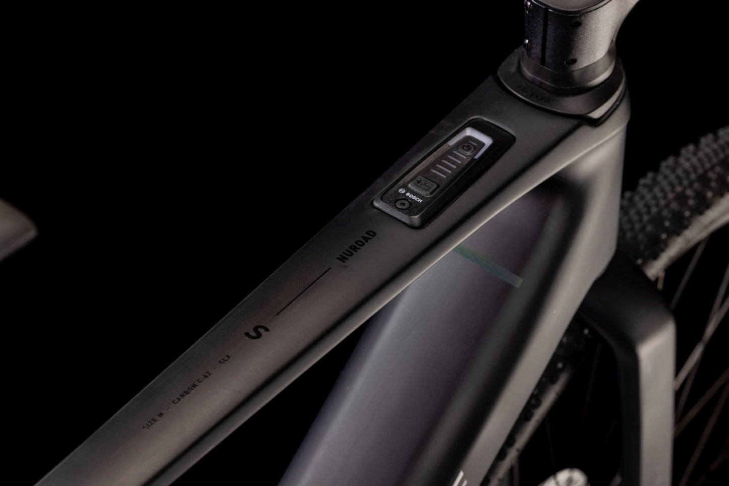 CUBE NUROAD HYBRID C:62 SLX 400X E-GRAVEL BIKE 2025 CARBON' N 'GLOSSY