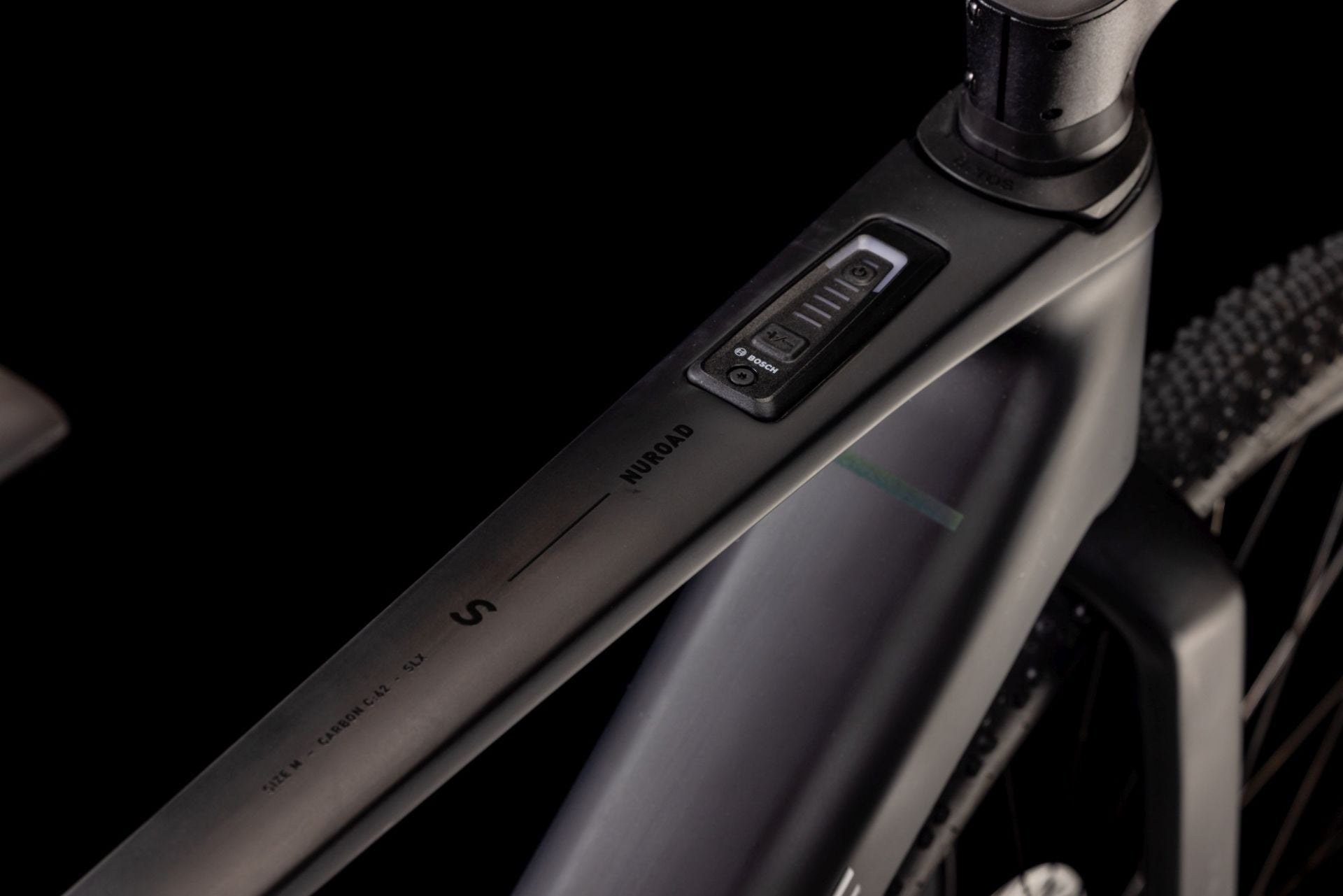 CUBE NUROAD HYBRID C:62 SLX 400X E-GRAVEL BIKE 2025 CARBON' N 'GLOSSY