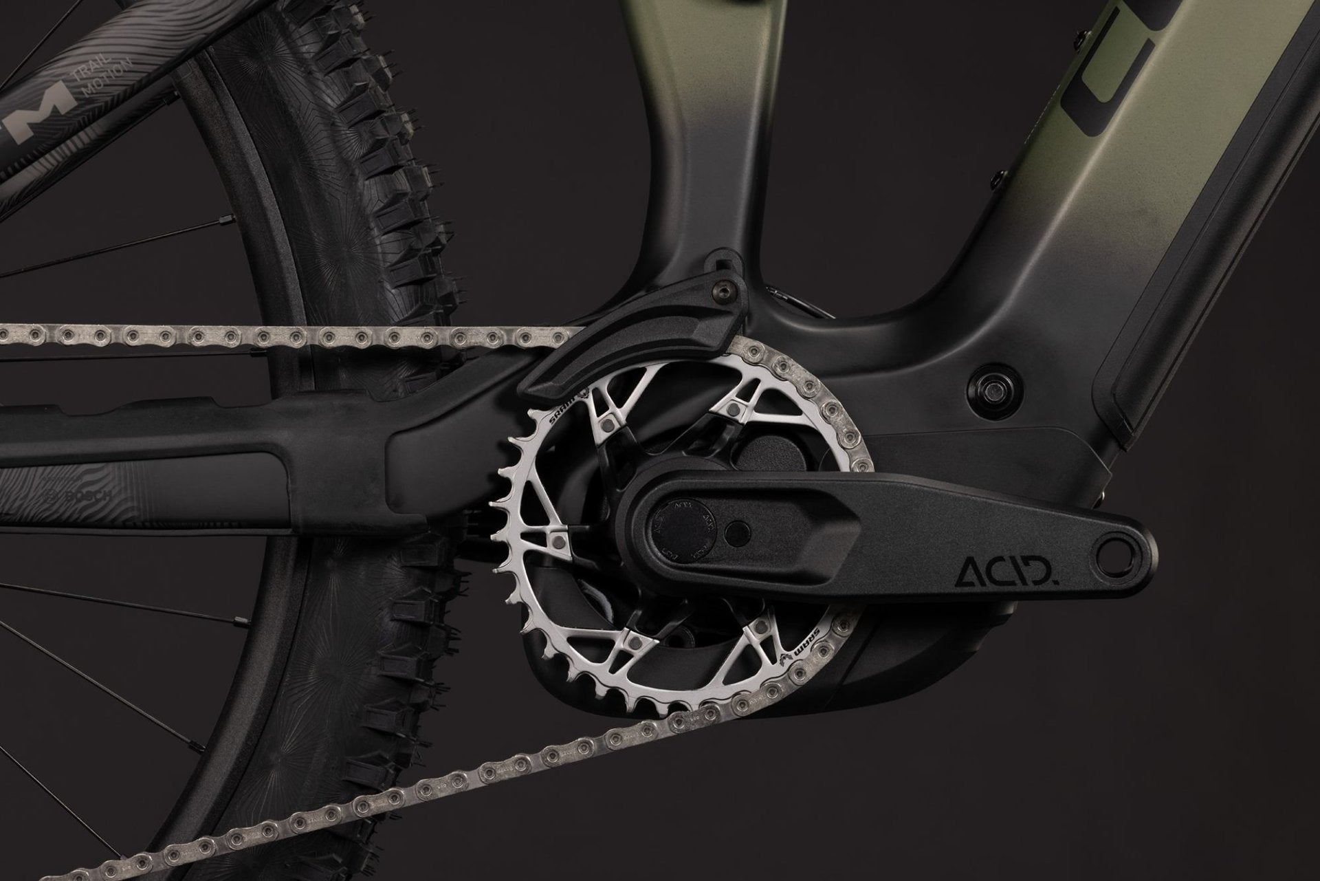 CUBE STEREO HYBRID ONE77 HPC TM 800 eMTB BIKE 2027 REEDGREEN 'N' GILLS